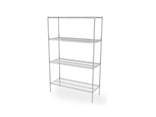 Nimble Static Wire Shelving Unit 4 Shelves