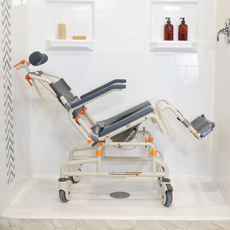 ShowerBuddy Roll-in Tilt Shower Commode