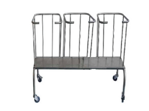 Triple OHS Soiled Linen Trolley